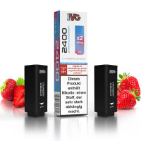 IVG 2400 - 4-Pod System - Strawberry Bubblegum - 2 x Prefilled Pod 2ml