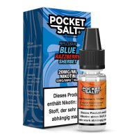 Pocket Salt Nikotinsalz Liquid - Blue Razzberry Sherbet - 20mg