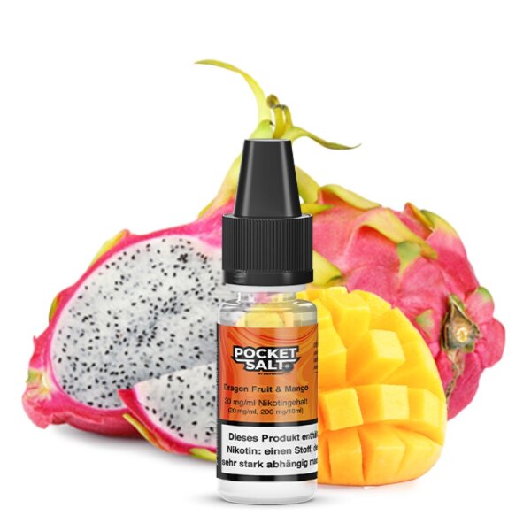 Pocket Salt Nikotinsalz Liquid - Dragonfruit & Mango - 20mg