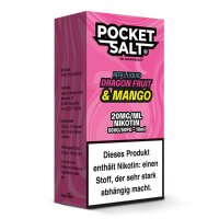 Pocket Salt Nikotinsalz Liquid - Dragonfruit & Mango - 20mg