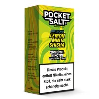 Pocket Salt Nikotinsalz Liquid - Lemon Mint Shisha - 20mg