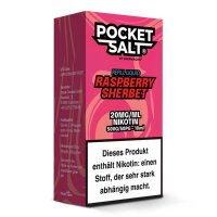 Pocket Salt Nikotinsalz Liquid - Raspberry Sherbet - 20mg