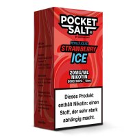 Pocket Salt Nikotinsalz Liquid - Strawberry Ice - 20mg