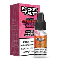 Pocket Salt Nikotinsalz Liquid - Strawberry Raspberry Cherry - 20mg