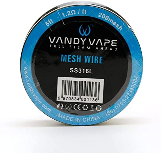 Vandy Vape 1.50 Meter SS316L Mesh Wire 200 Wickeldraht - M4