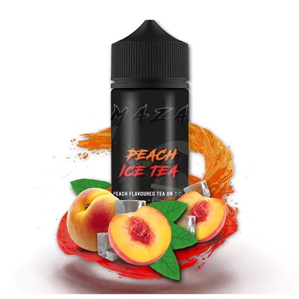 MaZa Peach Ice Tea 10ml Aroma in 120ml Flasche (Steuerware)