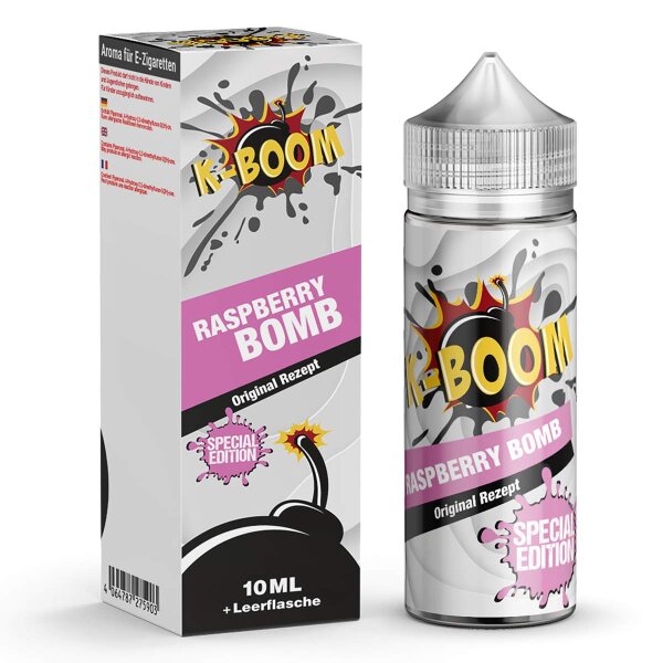 K-Boom Raspberry Bomb Original Rezept 10ml Aroma (Steuerware)