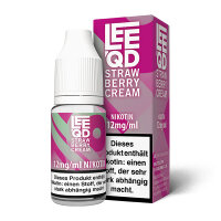 LEEQD Crazy Strawberry Cream 10ml  Liquid - 12mg...