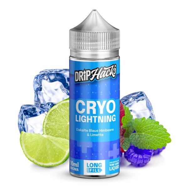 Drip Hacks Cryo Lightning 10ml in 120ml Flasche