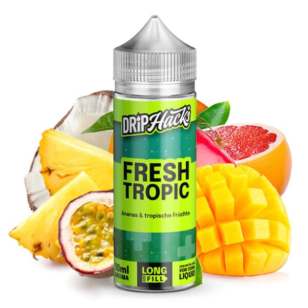 Drip Hacks Fresh Tropic 10ml in 120ml Flasche