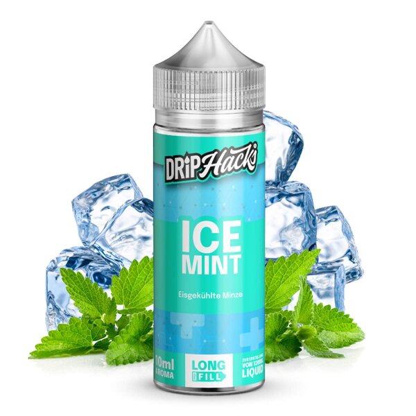 Drip Hacks Ice Mint 10ml in 120ml Flasche