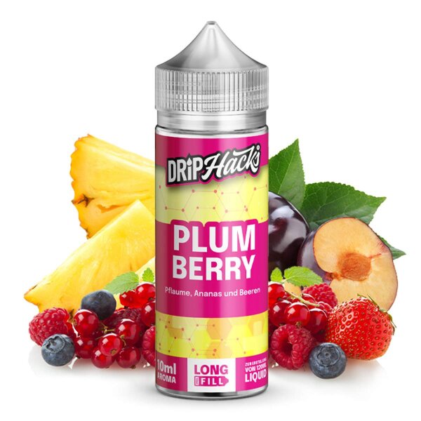Drip Hacks Plum Berry 10ml in 120ml Flasche