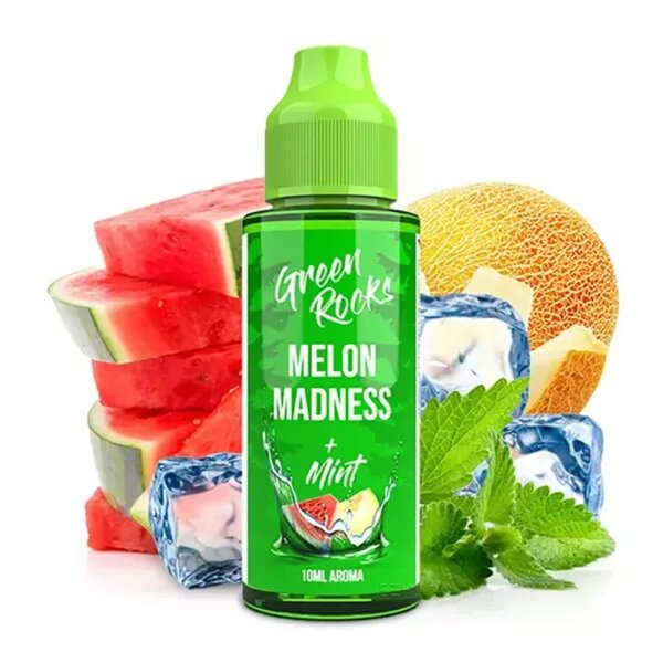 Green Rocks by Drip Hacks Melon Madness 10ml in 120ml Flasche