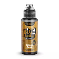 Big Bottle Flavours Indiana Tabak Aroma 10ml in 120ml...