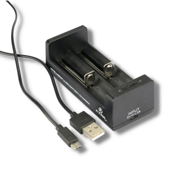 XTAR MC2 - Ladegerät für Li-Ion-Akkus 3.6V/3.7V inkl. USB-Kabel