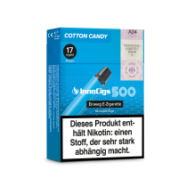 IC 500 Einweg E-Zigarette - Cotton Candy 17 mg/ml