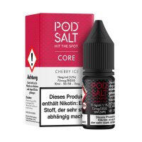Pod Salt Core - Cherry Ice - Nikotinsalz Liquid 11mg 10ml (Steuerware)