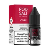 Pod Salt Core - Cherry Ice - Nikotinsalz Liquid 20mg 10ml (Steuerware)