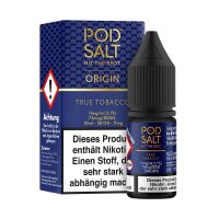 Pod Salt Origin- True Tobacco - Nikotinsalz Liquid 11mg...