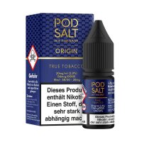 Pod Salt Origin - True Tobacco - Nikotinsalz Liquid 20mg 10ml (Steuerware)
