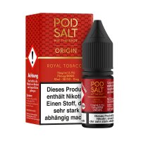 Pod Salt Origin - Royal Tobacco - Nikotinsalz Liquid 11mg 10ml (Steuerware)