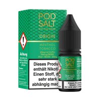 Pod Salt Origin - Menthol Tobacco - Nikotinsalz Liquid 20mg 10ml (Steuerware)