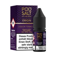 Pod Salt Origin - Liqour Tobacco - Nikotinsalz Liquid 20mg 10ml (Steuerware)
