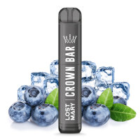Crown Bar Blueberry Ice 20mg by Al Fakher X Lost Mary Einweg E-Zigarette