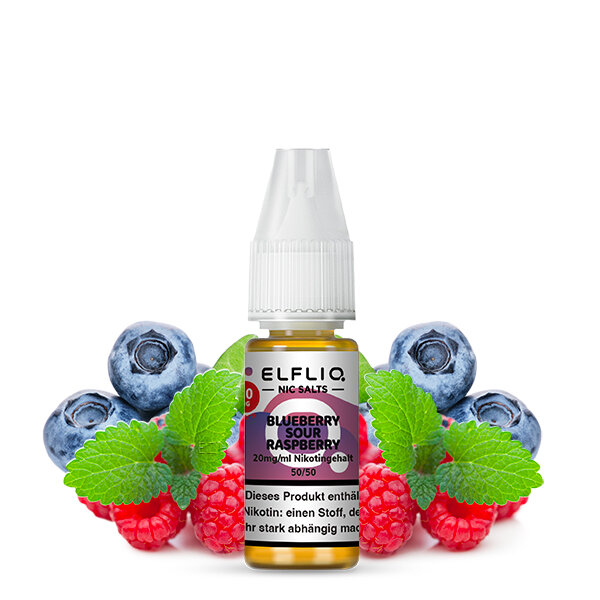 Elfliq by Elfbar Nikotinsalz - Blueberry Sour Raspberry - Liquid 10ml