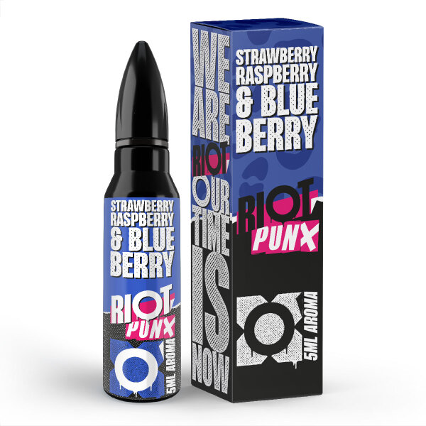 PUNX by Riot Squad - Strawberry, Raspberry & Blueberry - 5ml Aroma (Steuerware)