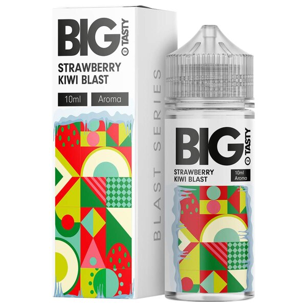 Big Tasty Longfill - Strawberry Kiwi Blast - 10ml in 120ml Flasche