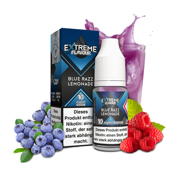 Extreme Flavour - Blue Razz Lemonade - 10ml Nikotinsalz Liquid