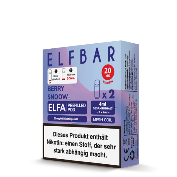 Elf Bar ELFA CP Prefilled Pod - Blueberry Snoow (Steuerware)