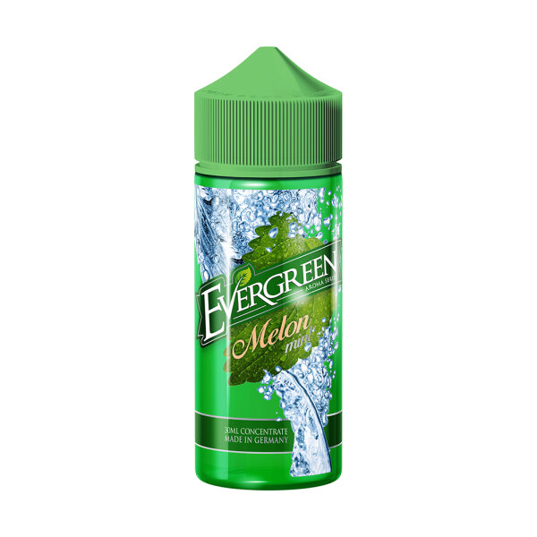 Evergreen Aroma Longfill - Melon Mint - 13ml in 120ml Flasche